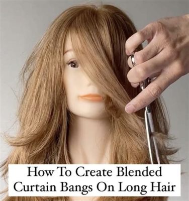 How to Cut Long Curtain Bangs: A Journey Through Time and Texture